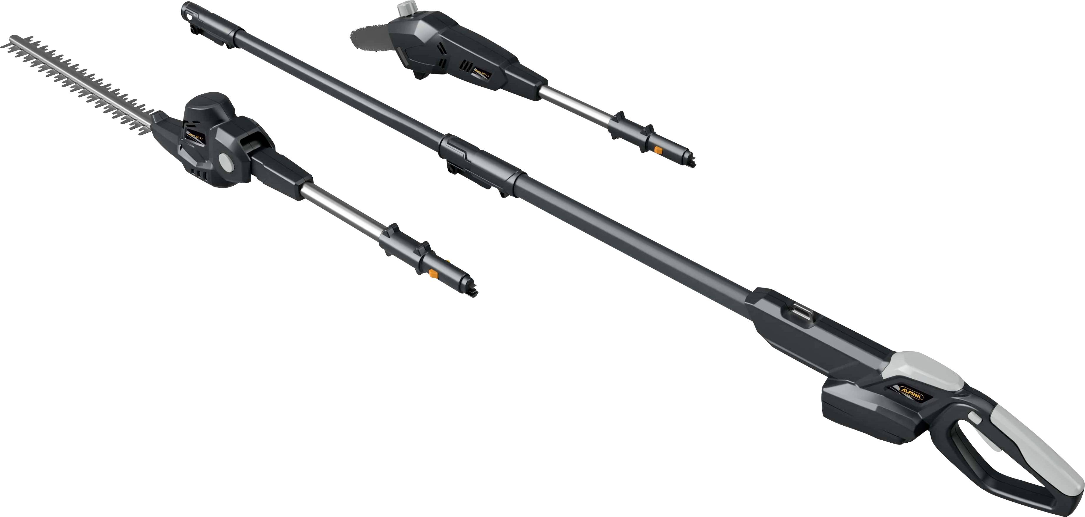 ALPINA Outdoor 271724104/A21 AMT 20 Li sans fil Outil multifonction, Elagueuse sur perche, Taille-haie 230 V Li-Ion-12