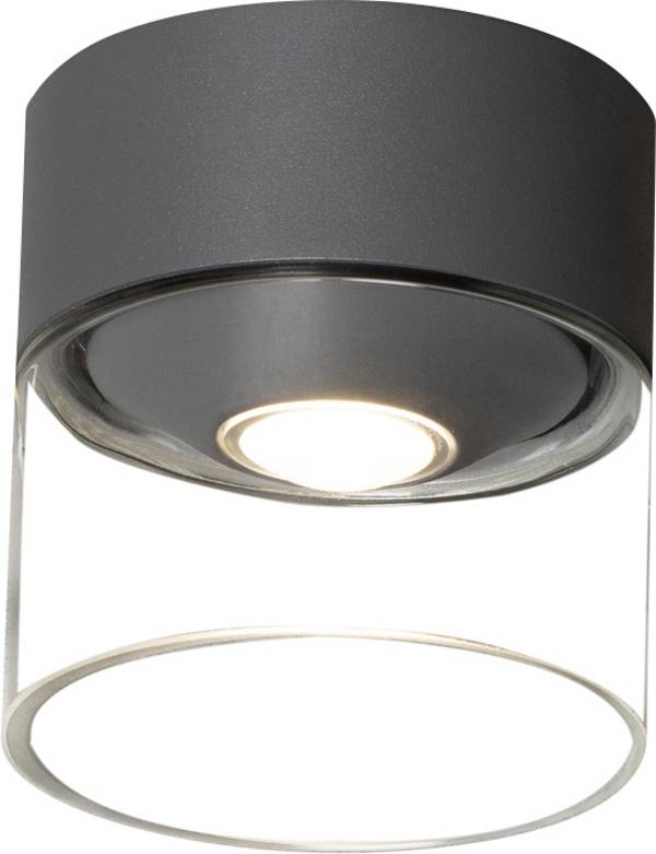 Konstsmide  7883-370  Varese  Plafonnier extérieur    LED    6 W  CEE: G (A - G)  anthracite, anthracite (mat)