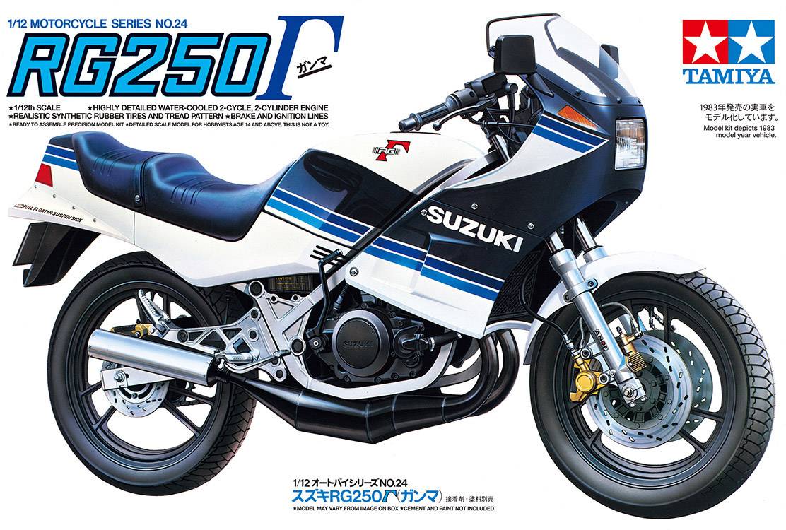 Tamiya 300014024 Suzuki RG250 R Gamma Maquette de moto 1:12-2