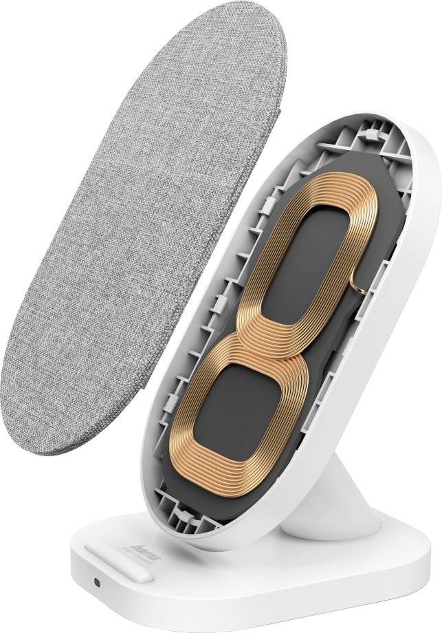 Hama Chargeur à induction 2000 mA QI-FC10S-Fabric 00188325 Sorties standard Qi blanc-3