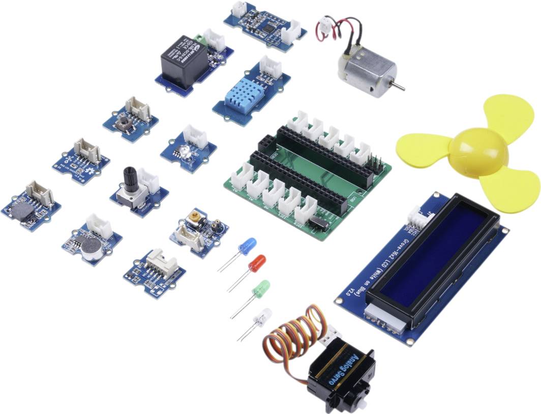 Seeed Studio 110061283 Kit de démarrage 1 set Convient pour (kits de développement): Raspberry Pi® Pico-1