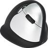 R-GO Tools HE (RGOHELAWL) Souris ergonomique radio Taille: L optique noir,argent 5 Boutons 2500 dpi ergonomique, rechargeable, port USB, molette intégrée