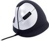 R-GO Tools HE Break (RGOBRHESML) Souris ergonomique USB noir,argent 5 Boutons 500 dpi, 1500 dpi, 2000 dpi, 3500 dpi ergonomique