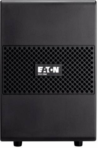 'Unité d'onduleur (UPS) Eaton 9SX noir, rectangulaire avec une grille de ventilation au centre.'