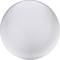 Une sphère brillante et transparente sur un fond blanc, reflétant la lumière et donnant une impression de suspension.