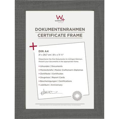 Cadres pour documents au format DIN A4. Comprend des catégories telles que 'Actes officiels', 'Diplômes de maîtrise', 'Certificats' et plus encore.