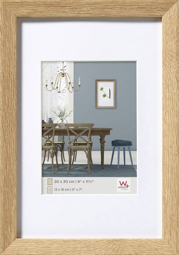 walther+ design EF030E Cadre photo amovible Format du papier: 20 x 30 cm (l x H x P) 315 x 215 x 20 mm chêne