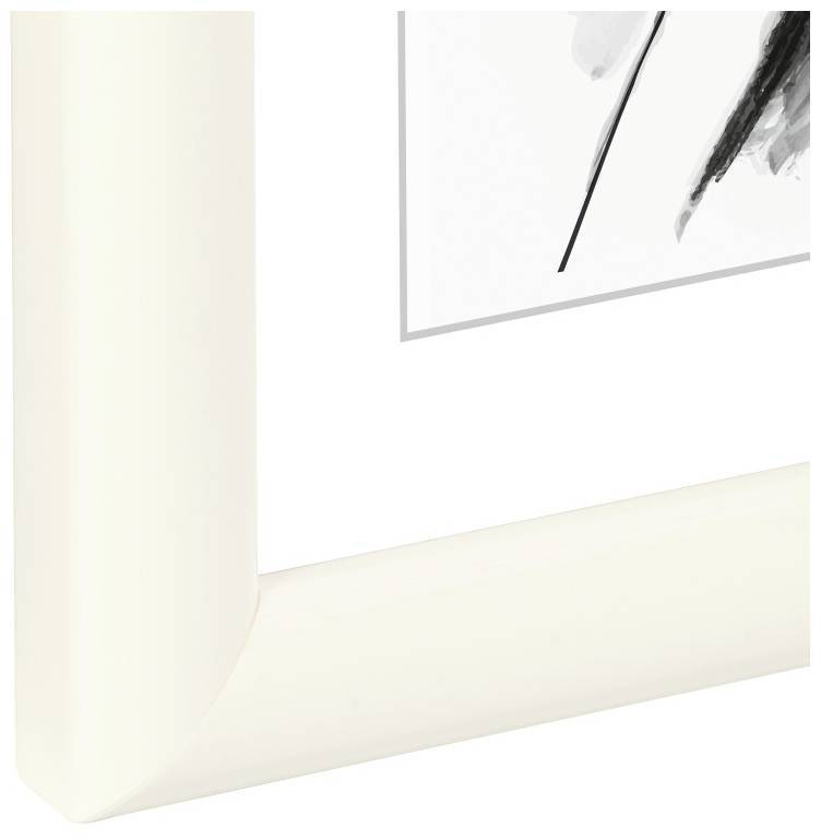 Cadre clair en gros plan avec une partie d'une œuvre d'art abstraite à l'intérieur.