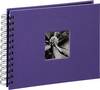 Hama 2561 Album photos à spirales (l x H) 24 cm x 17 cm violet 50 pages
