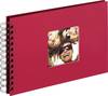 walther+ design SA-109-R Album photos à spirales (l x H) 23 cm x 17 cm rouge 40 pages