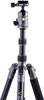 Vanguard VEO3GO235AB Trépied 1/4 pouce Hauteur de travail=106 - 136 cm gris, noir tête sphérique