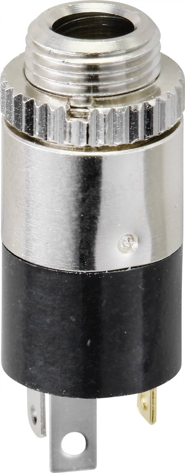 TRU COMPONENTS TC-9465724 Jack 3.5 mm embase femelle, verticale Nombre de pôles: 3 stéréo noir 1 pc(s)