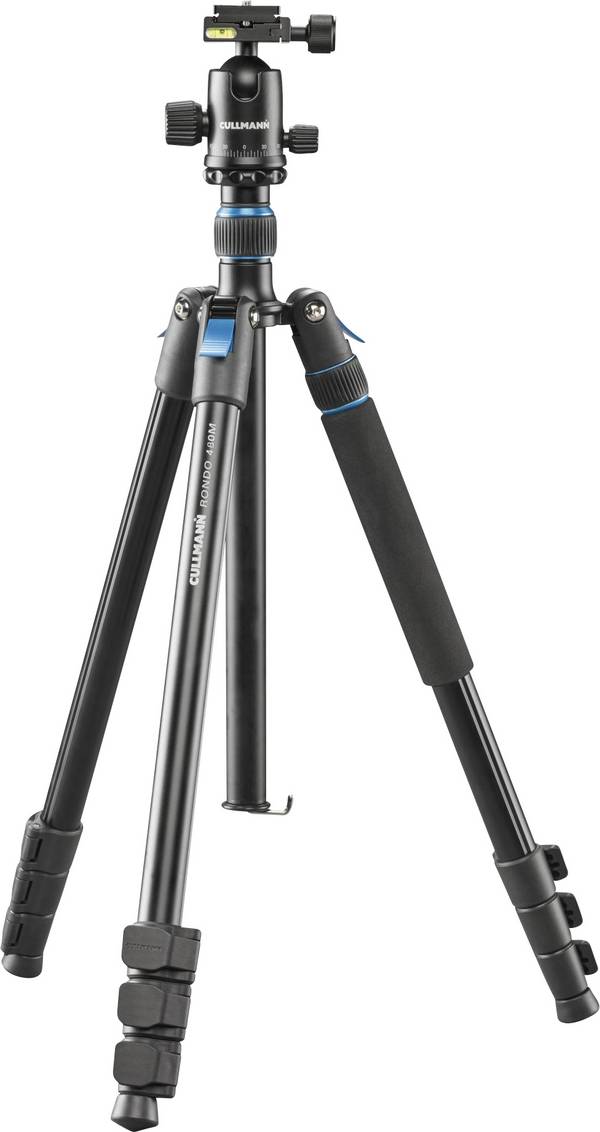 Cullmann  Trépied  Hauteur de travail=48 - 185 cm noir tête sphérique, avec pied, housse incluse