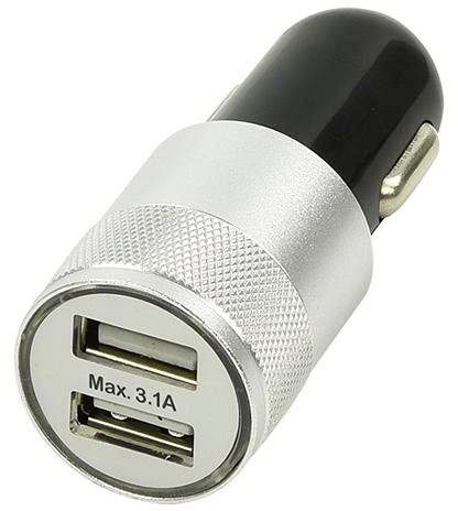 IWH Adaptateur USB 12/24 volts 3100 ma avec 2 ports de charge USB Charge de courant max=3.1 A 12 ou 24 V/DC