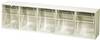 Allit 464431 Casier à tiroirs basculants VarioPlus ProFlip (l x H x P) 600 x 240 x 200 mm blanc, transparent 1 pc(s)
