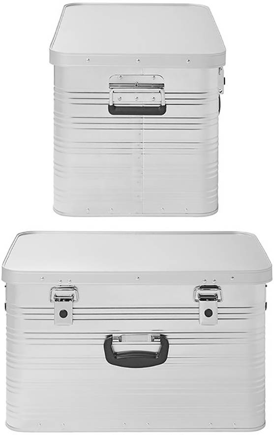 Caisse de transport Robust 65 l 19802 aluminium (L x l x H) 40.9 x 37.5 x 60.5 cm-2