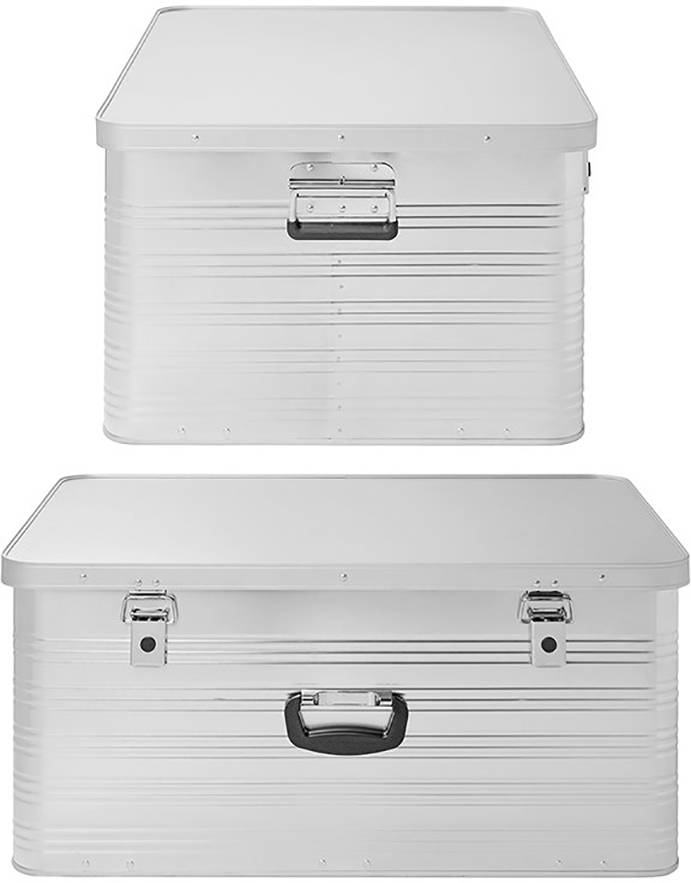 Caisse de transport Robust 137 l 19804 aluminium (L x l x H) 57.5 x 79.8 x 38.5 cm-2