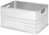 Caisse de transport Robust offen 120 l 19810 aluminium (L x l x H) 51.3 x 71.8 x 39.3 cm