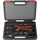 TOOLCRAFT HJ540168BC-A1A5 TO-7104990 Set d'outils de sertissage 168 pièces pour connecteurs thermorétractables, pour rac