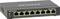 Commutateur réseau Netgear avec huit ports Ethernet, modèle GS308EPP. Les LED indiquent le statut de connexion. Idéal pour les petits réseaux.