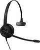 plusonic 6337-10.1P téléphone Micro-casque supra-auriculaire filaire Mono noir