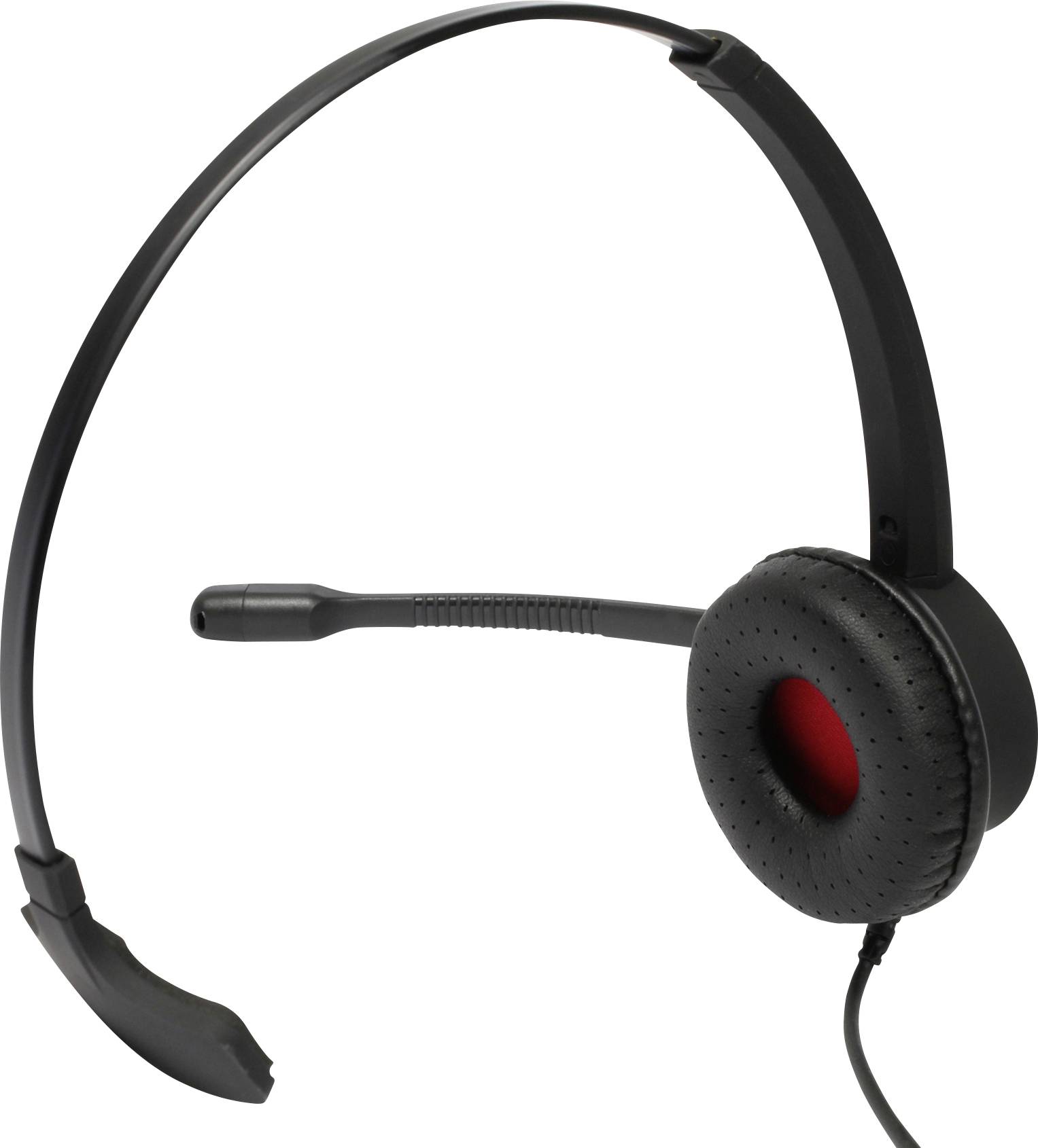 plusonic 6337-10.1P téléphone Micro-casque supra-auriculaire filaire Mono noir-3