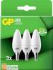 GP GPCNLE14STD823C3 LED CEE F (A - G) E14 forme de flamme 5.6 W = 40 W blanc chaud (Ø x L) 35 mm x 107 mm 3 pc(s)
