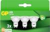 GP GPREFGU10STD427C3 LED CEE F (A - G) GU10 réflecteur 3.7 W blanc chaud (Ø x L) 50 mm x 55 mm 3 pc(s)