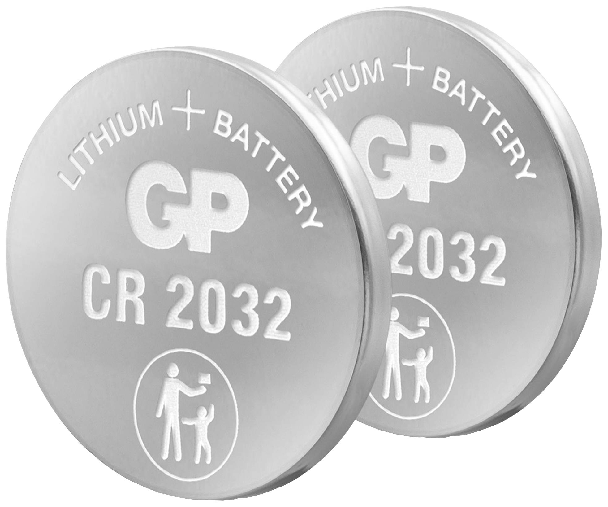 Pile bouton CR 2032 lithium GP Batteries 3 V 2 pc(s) - Conrad