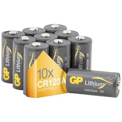 GP Batteries GPCR123A Pile photo CR-123A lithium 1400 mAh 3 V 10 pc(s)