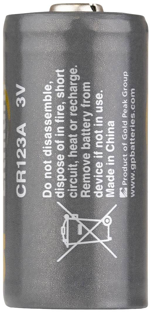 GP GPCR123AECO265C10 Pile photo CR-123A lithium 1400 mAh 3 V 10 pc(s)-2