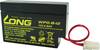 Long WP0.8-12 WP0.8-12 Batterie au plomb 12 V 0.8 Ah plomb (AGM) (l x H x P) 96 x 62 x 25 mm port AMP auto-décharge réduite, sans entretien