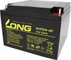 Long WP24-12 WP24-12 Batterie au plomb 12 V 24 Ah plomb (AGM) (l x H x P) 166 x 125 x 175 mm raccord à vis M5 certification VdS, auto-décharge réduite, sans entretien