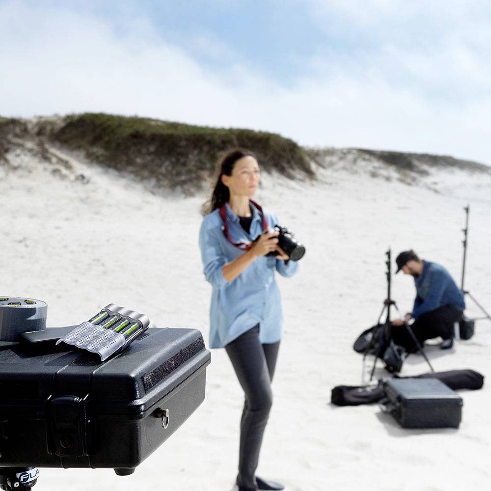 GP GPRCPCH461U952 Chargeur de piles rondes NiMH LR03 (AAA), LR6 (AA)-1