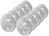 Pile bouton CR 2032 lithium GP 3 V 10 pc(s)