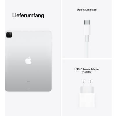 Apple iPad Pro 12.9 (5e génération) WiFi + Cellular 256 GB argent 32.8 cm (12.9 pouces) 2732 x 2048 Pixel-10