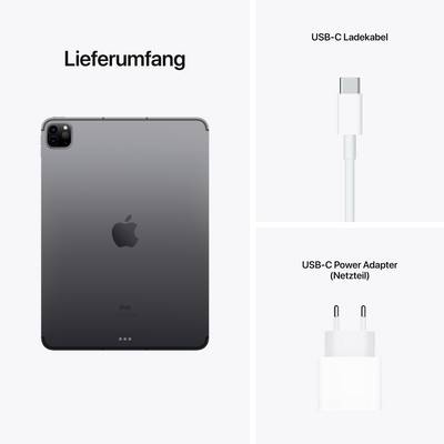 Apple iPad Pro 11 (3e génération) WiFi + Cellular 512 GB gris sidéral 27.9 cm (11 pouces) 2388 x 1668 Pixel-6