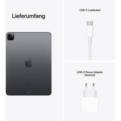 Apple iPad Pro 11 (3e génération) WiFi + Cellular 512 GB gris sidéral 27.9 cm (11 pouces) 2388 x 1668 Pixel-10