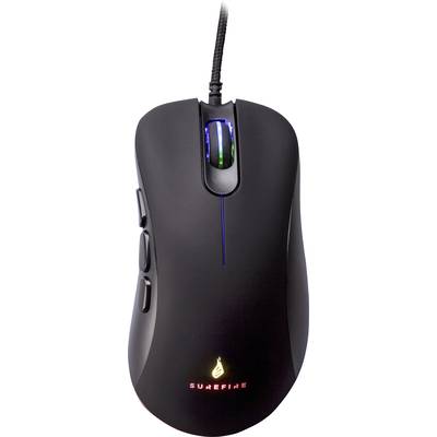 Surefire Gaming Condor Claw Souris de gaming USB optique noir 8 Boutons 800 dpi, 1600 dpi, 2400 dpi, 3200 dpi, 4800 dpi,-0