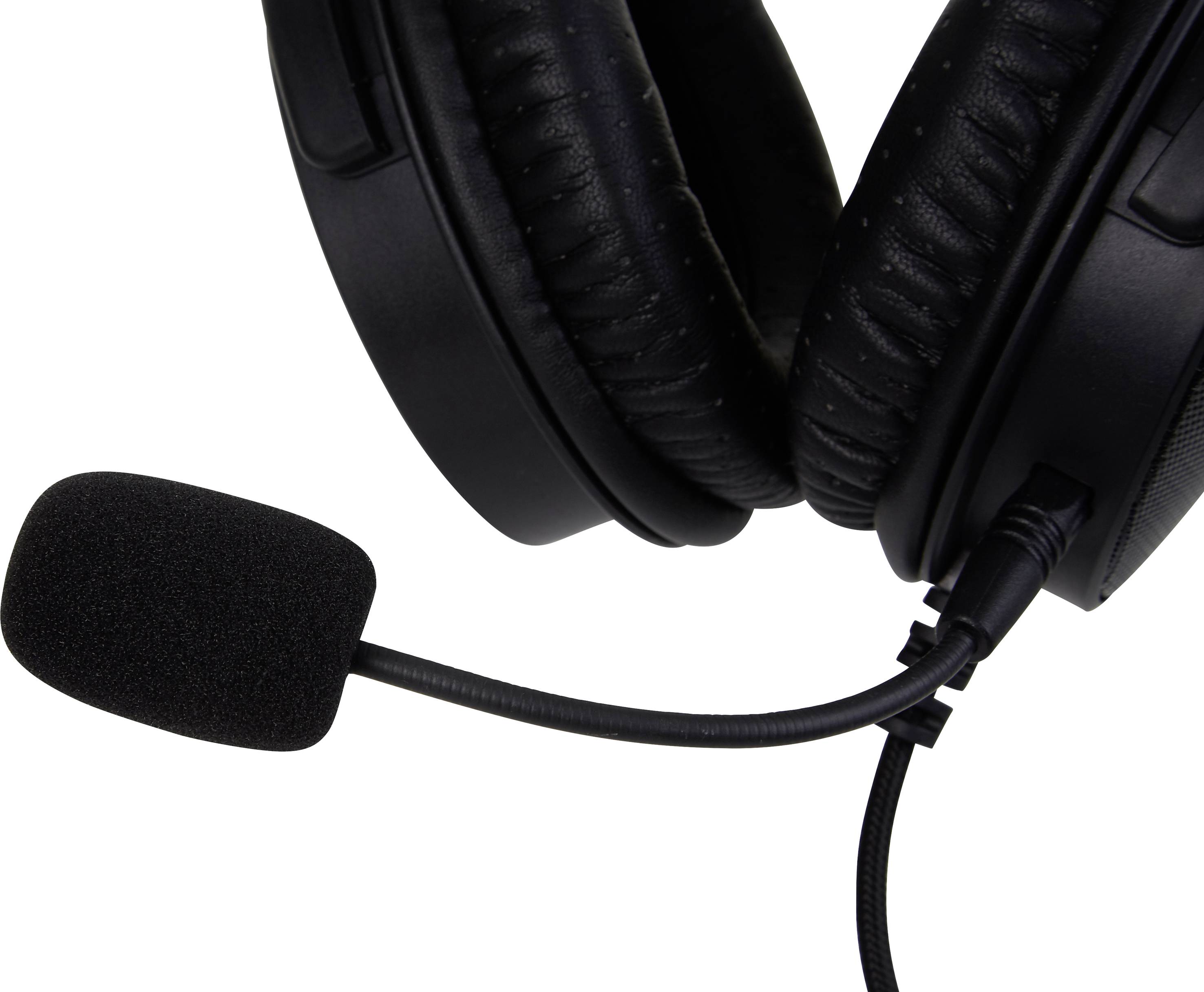 Surefire Gaming Harrier 360 Micro-casque supra-auriculaire filaire 7.1 Surround noir, carbone volume réglable, mise en s-3
