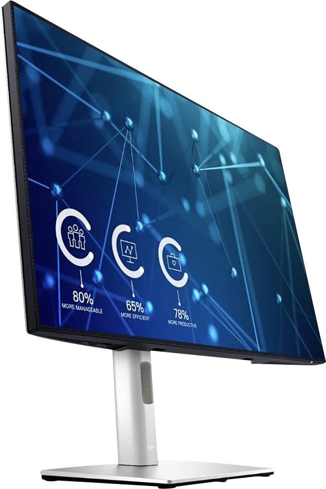 Moniteur LED Dell U2421E CEE E (A - G) 61.2 cm 24.1 pouces 1920 x 1200 pixels 16:10 8 ms DisplayPort, HDMI™, USB-C®, USB-2