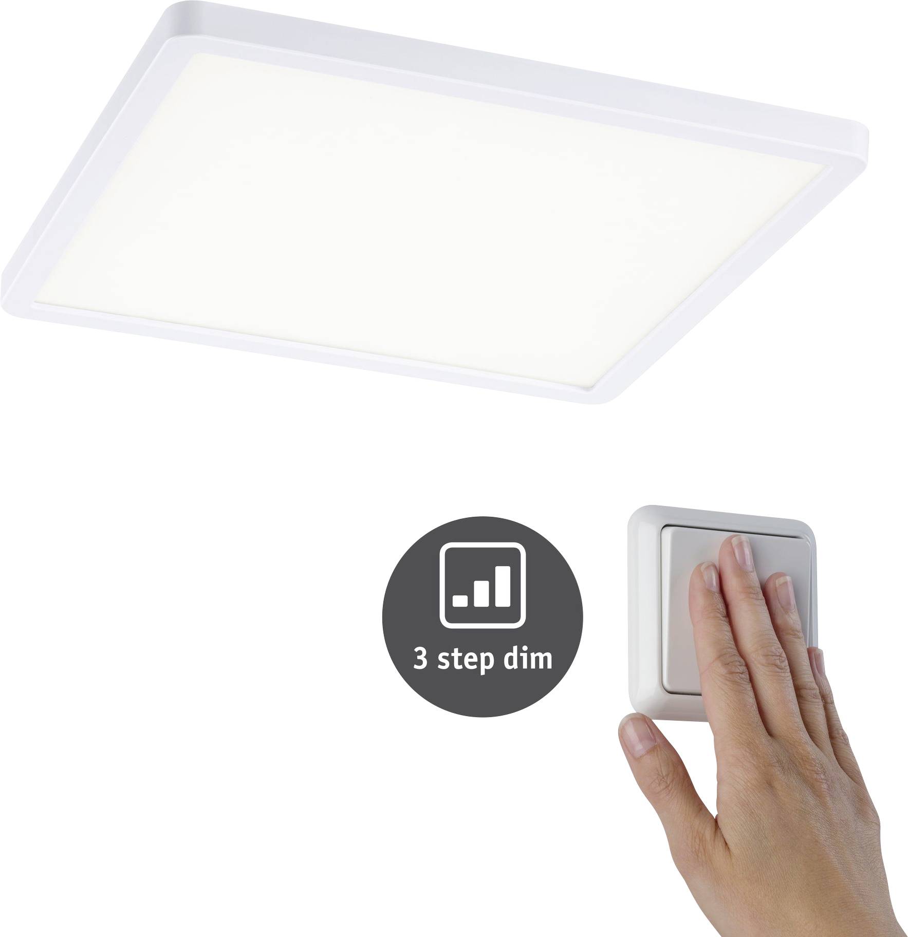 Paulmann 93060 AREO VariFit Panneau LED encastrable LED 16 W blanc