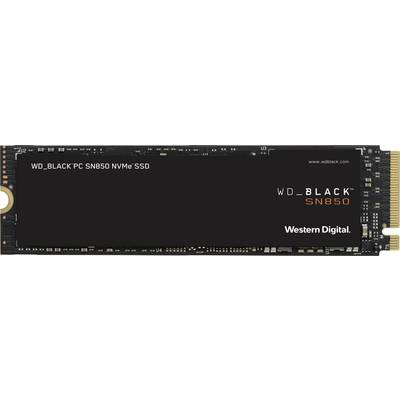 WD Black™ SN850 1 TB SSD interne NVMe/PCIe M.2  M.2 NVMe PCIe 4.0 x4 au détail WDS100T1X0E