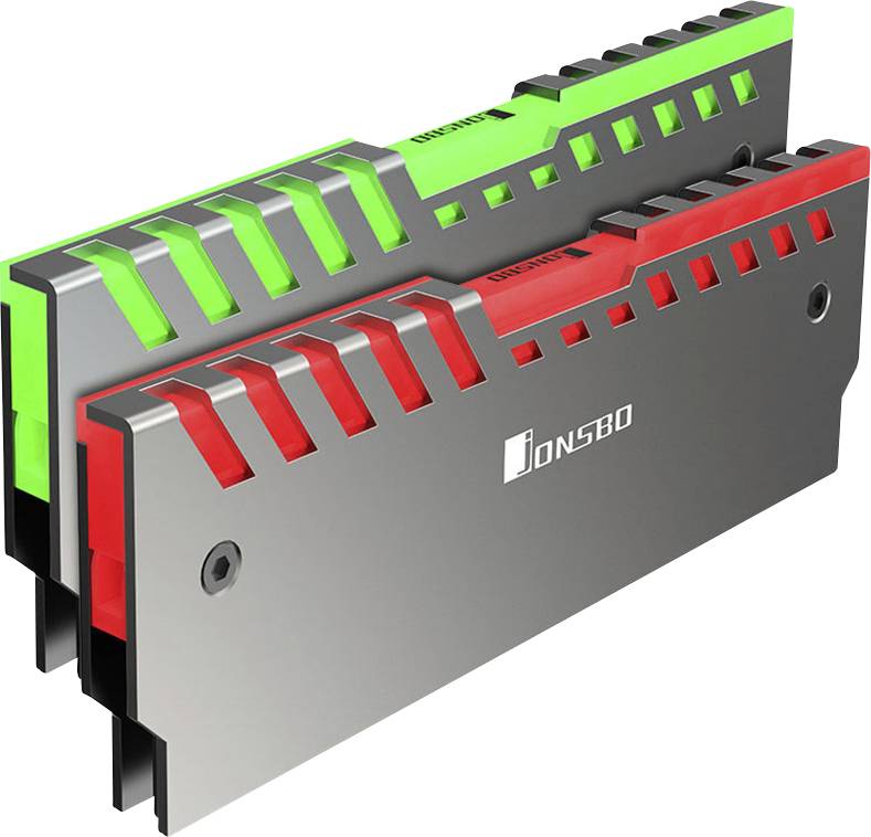 Jonsbo NC-2 AURAX2 Dissipateur thermique pour RAM (L x l x H) 141 x 8.5 x 43 mm-0