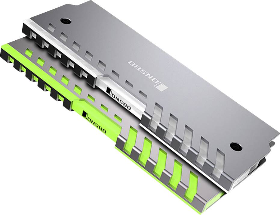 Jonsbo NC-2 AURAX2 Dissipateur thermique pour RAM (L x l x H) 141 x 8.5 x 43 mm-1
