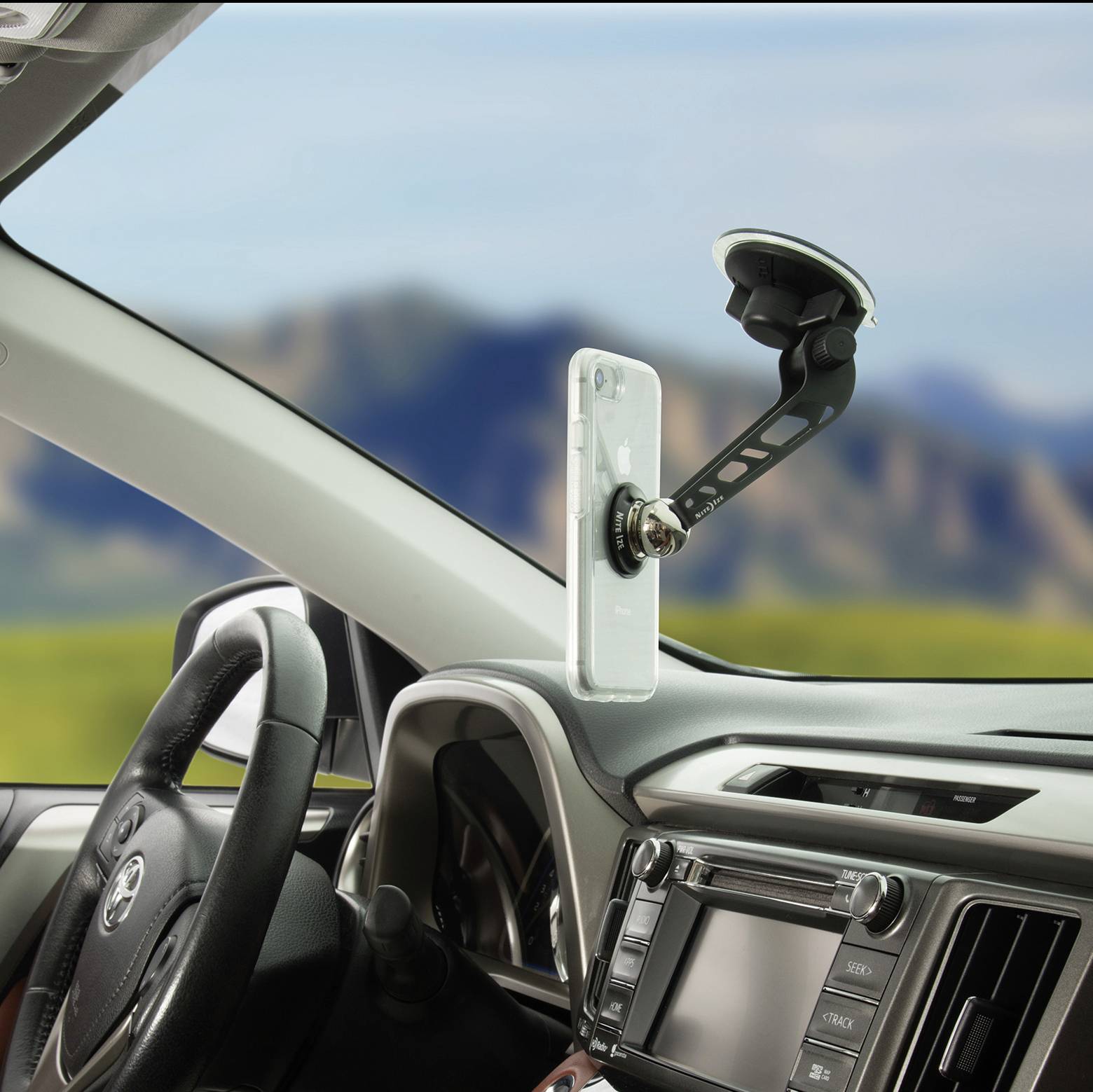 NITE Ize Orbiter™ Windshield Kit Support de téléphone portable pour voiture-7