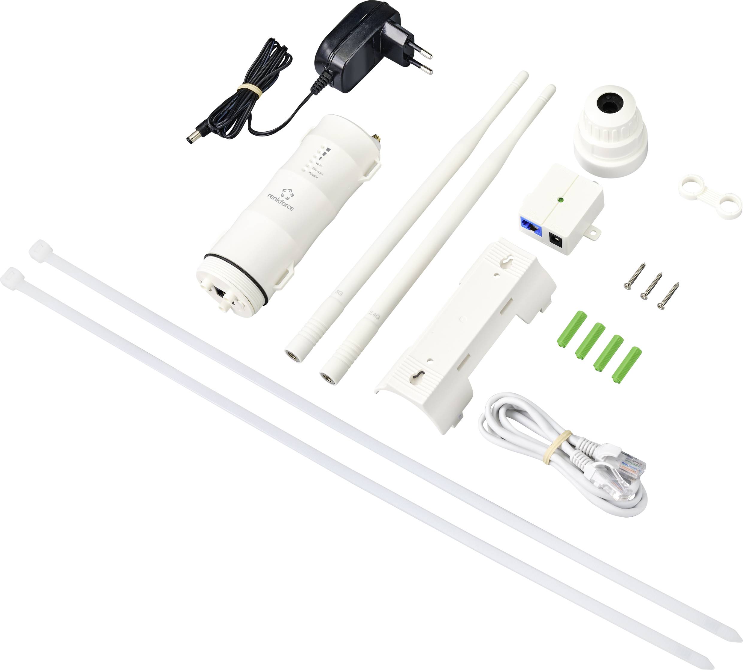 Renkforce RF-OWF-300 Routeur WiFi, répéteur, point d'accès 300 MBit/s 2.4 GHz fonction PoE-4