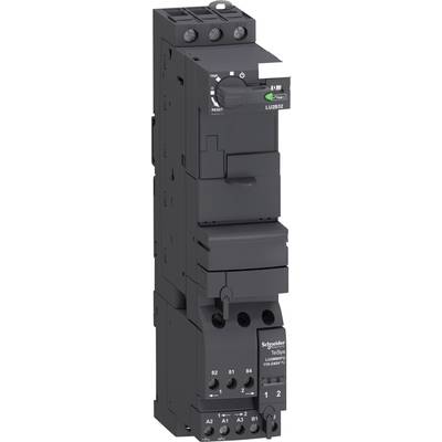 Un interrupteur de protection moteur noir de Schneider Electric, modèle TeSys, avec un bouton rotatif et plusieurs connexions à l'avant.