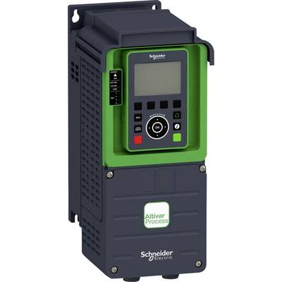 Un variateur de fréquence industriel de Schneider Electric avec affichage et touches de commande, appelé 'Altivar Process'.