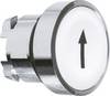 Schneider Electric ZB4BA334 ZB4BA334 Élément frontal pour bouton-poussoir réinitialisable (Ø) 22 mm ↑ chrome, blanc 1 pc(s)